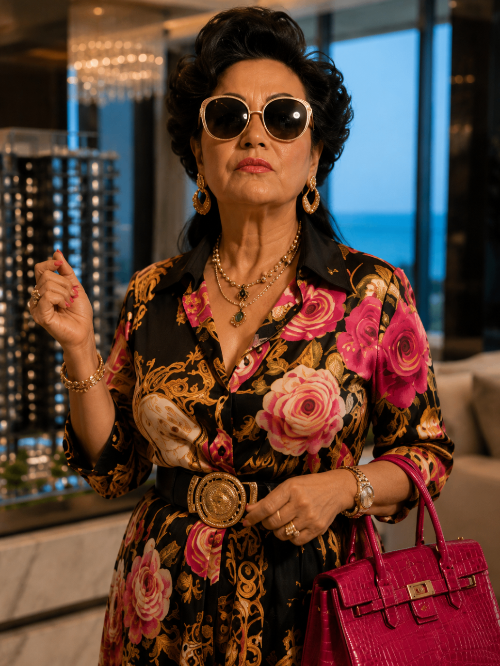 Madam Rose, Luxury auntie — AI-generated character