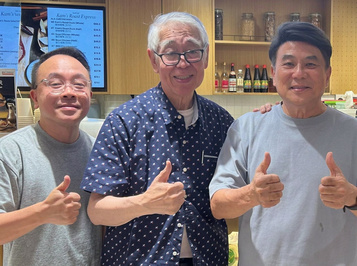 Lucas with Robert Chua and Jack Neo together